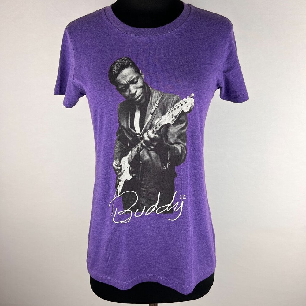 Buddy Guy Guitar Hero Legends Chicago Womens Med T-Shirt Shirt